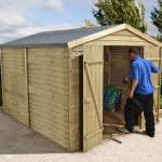 10' x 8' Shed-Plus Pressure Treated Overlap Security Shed