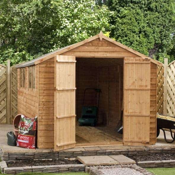 10 x 8 Waltons Overlap Apex Wooden Shed - What Shed