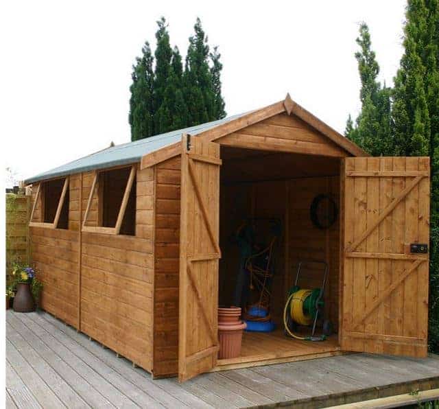10'3 x 8' arrow woodvale metal shed - what shed