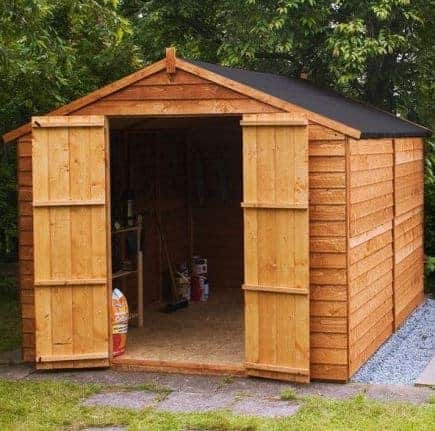 10' x 8' Windsor Overlap Apex Windowless Shed - What Shed