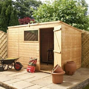 10x6 Waltons Tongue and Groove Pent Wooden Shed Feature