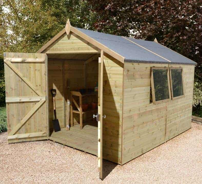 12' x 10' Shed-Plus Champion Heavy Duty Apex Double Door Shed - What Shed