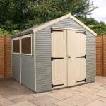 Hartwood 8' x 6' FSC Pressure Treated Overlap Apex Shed 