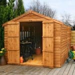 12 x 8 Waltons Windowless Overlap Apex Wooden Shed