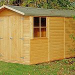 13'2 x 6'6 Shire Jersey Double Door Shed