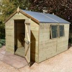 16' x 10' Shed-Plus Champion Heavy Duty Apex Single Door Shed