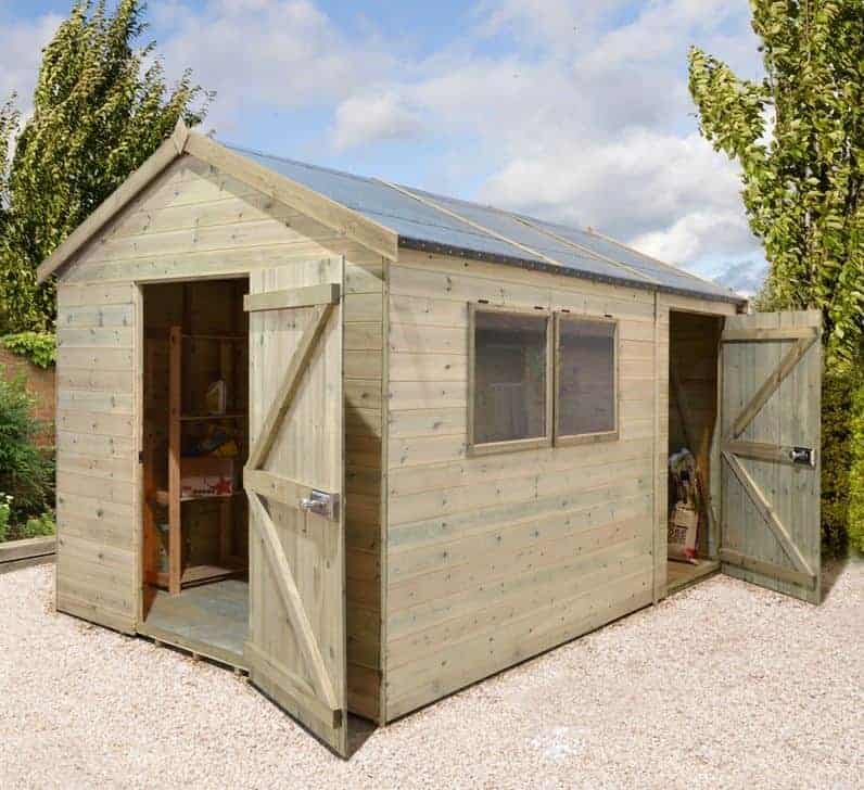 16' x 8' Shed-Plus Champion Heavy Duty Combination Single 