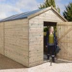 16' x 8' Shed-Plus Champion Heavy Duty Combination Single Door Shed