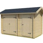 3 x 4 Workshop Log Cabin