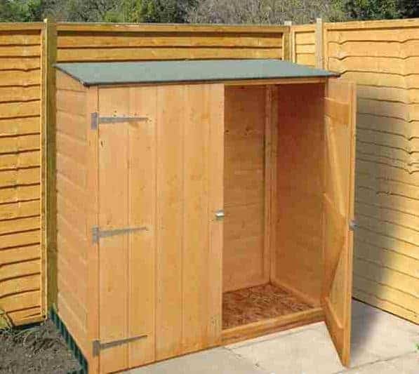 4' x 2' shire wooden garden storage unit - what shed