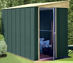 4' x 8' Shed Baron Grandale Lean To Metal Shed