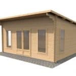 4.2 x 5.4 Waltons Contemporary Home Office Log Cabin