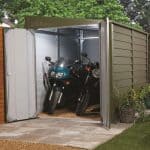5' 9 x 8' 7 Trimetals Motorcycle Garage