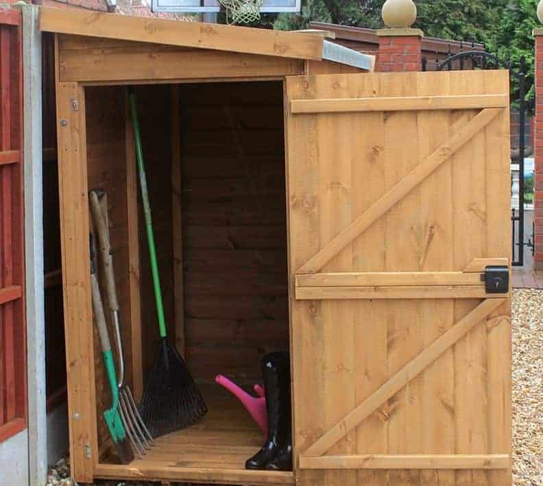 5' x 3' traditional pent tool store shed - what shed