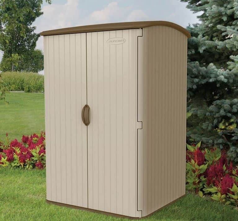 5' x 4' Suncast Resin Conniston Three Vertical Shed What Shed