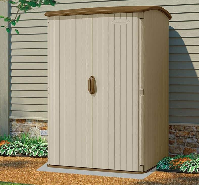 5' x 4' Suncast Resin Conniston Three Vertical Shed - What