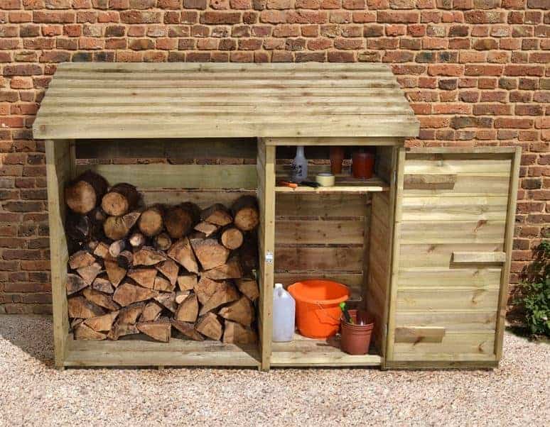 6' x 2' store-plus large log store tool shed - what shed