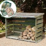 6' x 2' Store-Plus Large Log Store including Firewood Pack