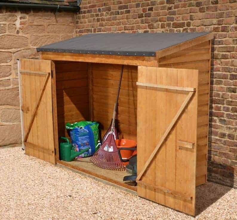 6' x 3' store-plus overlap maxi wall storage shed - what shed