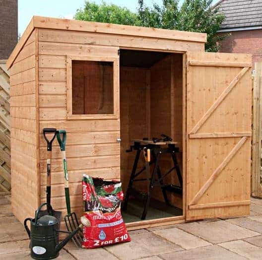 6 x 4 Waltons Tongue and Groove Pent Wooden Shed - What Shed