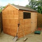 6 x 8 Walton's Reverse Overlap Apex Wooden Shed