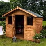 6 x 8 Waltons Tongue and Groove Apex Garden Shed With Front Windows
