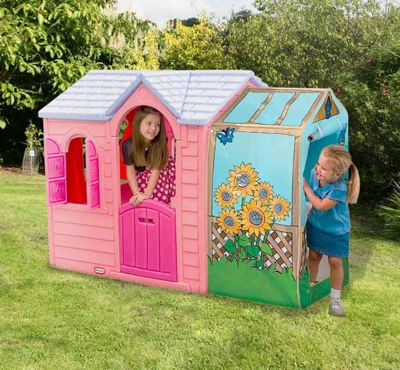 6'3 x 3'5 Little Tikes Princess Garden Playhouse - What Shed
