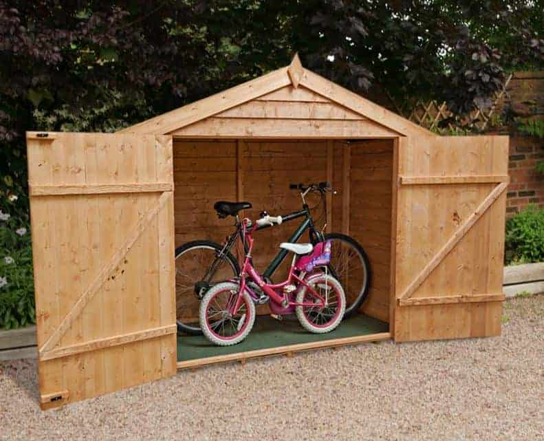 7' x 3' Windsor Overlap Wooden Bike Store / Shed - What Shed