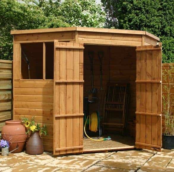 wickes overlap dip treated apex shed 5 x 7