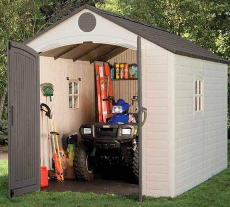 X Lifetime Heavy Duty Plastic Shed What Shed