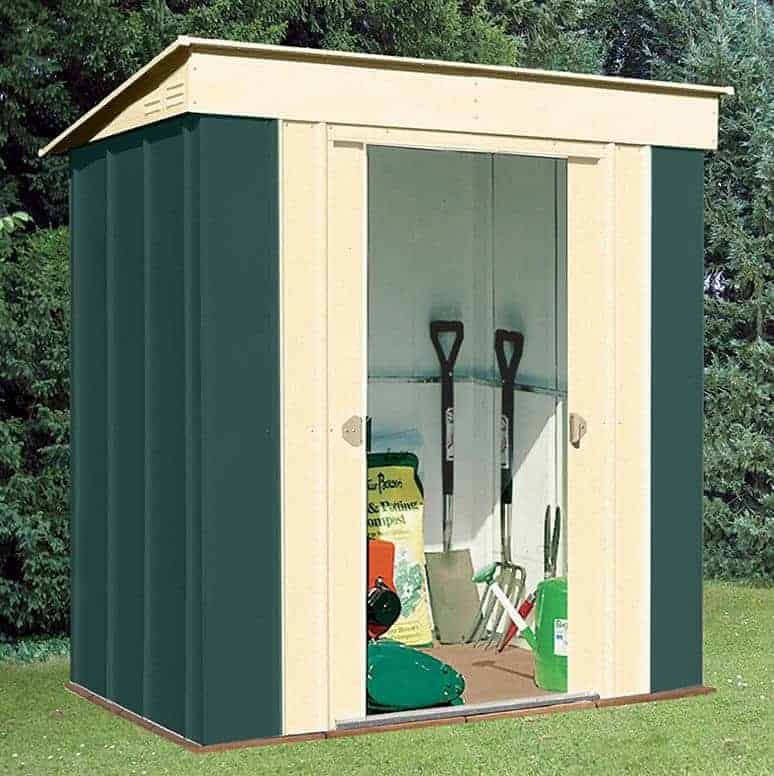 8' x 4' Shed Baron Grandale Pent Metal Shed - What Shed