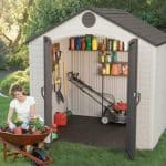 4' x 7'10 duramax sidemate plastic shed - what shed