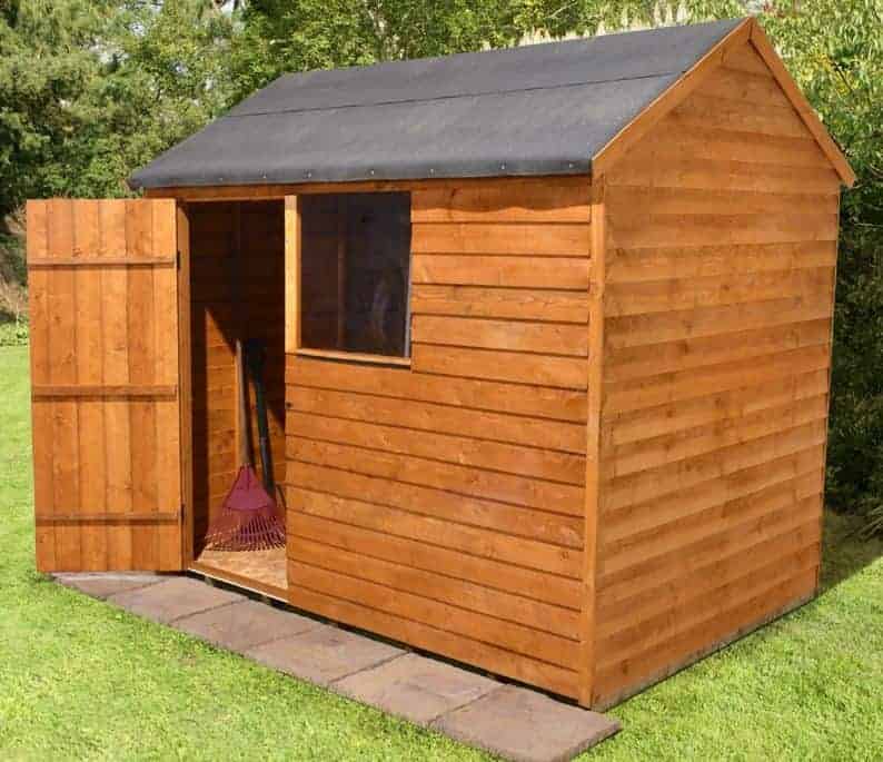 8' x 6' Shed-Plus Overlap Reverse Apex Shed - What Shed