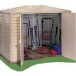 8 x 6 StoreMore Steel Framed Vinyl Apex Shed 8 x 6 StoreMore Steel Framed Vinyl Apex Shed