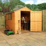 8 x 6 Waltons Tongue and Groove Large Door Apex Wooden Shed