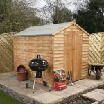 8 x 6 Waltons Windowless Overlap Apex Wooden Shed