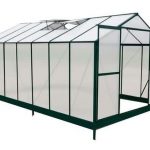 14 x 8 Waltons Green Extra Tall Polycarbonate Greenhouse