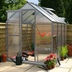 4 x 6 Waltons Silver Extra Tall Polycarbonate Greenhouse