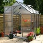 6 x 6 Waltons Silver Extra Tall Polycarbonate Greenhouse