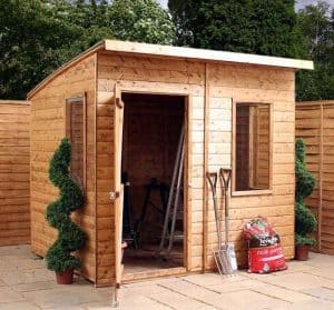 6' x 8' Windsor Curved Roof AERO Shed
