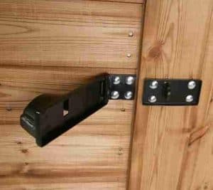8' x 6' Traditional Apex Security Shed Door Lock Security
