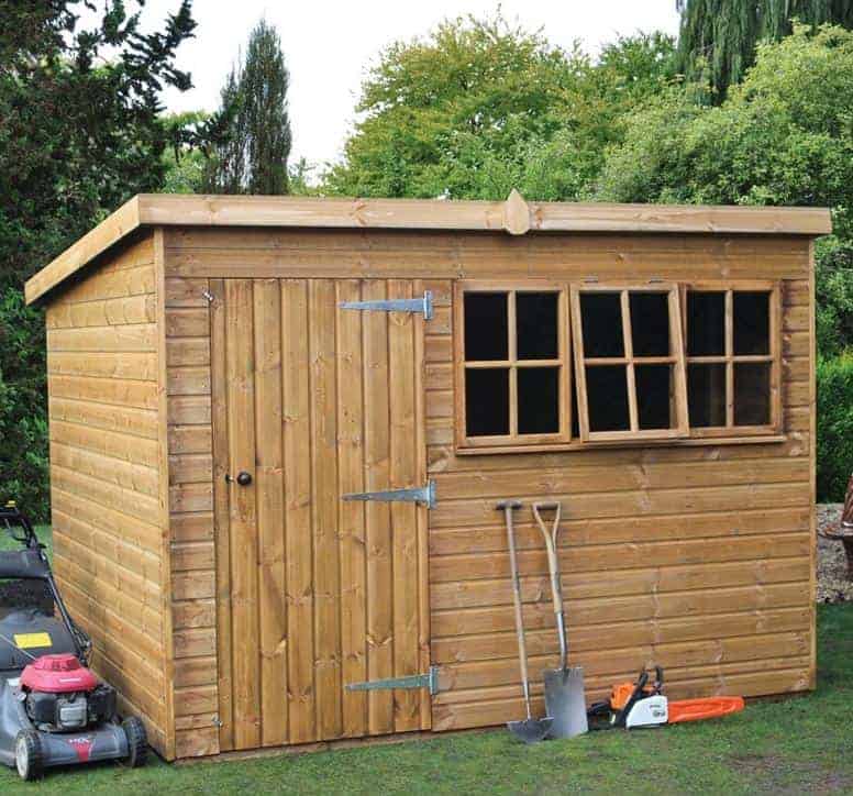 10' x 8' Traditional Heavy Pent Shed - What Shed