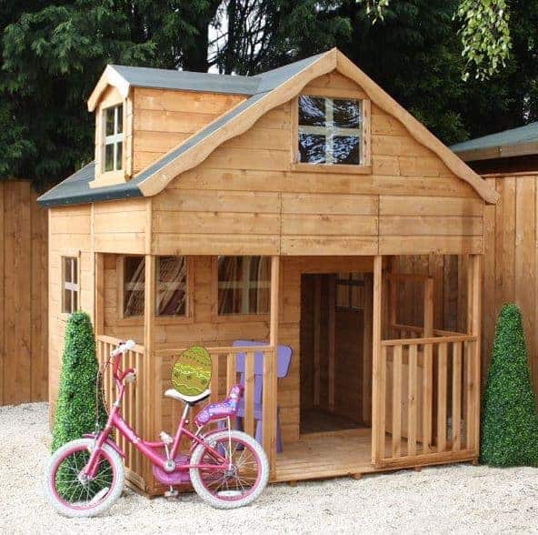 wooden garden playhouse