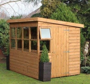 8' x 6' Traditional Sun Pent 6' Gable Shed