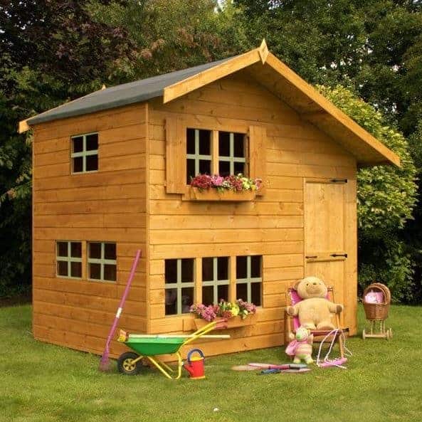 wooden garden playhouse