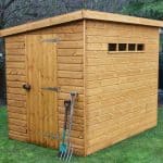 8' x 8' Traditional Pent Security Shed