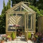 6 x 6 Waltons Pressure Treated Wooden Greenhouse