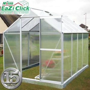 8' x 6' Nison EaZi-Click Polycarbonate Greenhouse