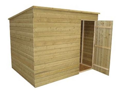 Tiger Shiplap Windowless Pent Shed