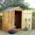 5x3 Sheds - Winchester Windowless Waney Edge Apex Roof 5x3 Sheds